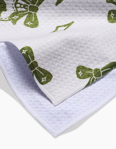 Lucky Bow Kitchen Tea Towel by Geometry