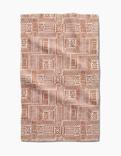 Load image into Gallery viewer, Mud Cloth Natural Kitchen Tea Towel by Geometry
