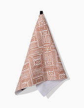 Load image into Gallery viewer, Mud Cloth Natural Kitchen Tea Towel by Geometry
