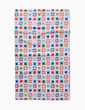 Load image into Gallery viewer, Patchwork Picnic Kitchen Tea Towel by Geometry
