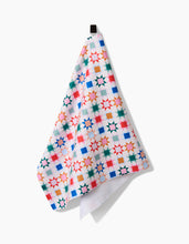 Load image into Gallery viewer, Patchwork Picnic Kitchen Tea Towel by Geometry
