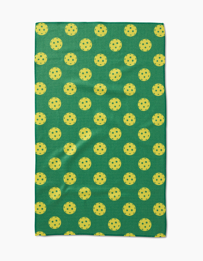 Pickleball Kitchen Tea Towel by Geometry