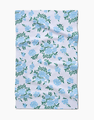 Plumbago Kitchen Tea Towel by Geometry