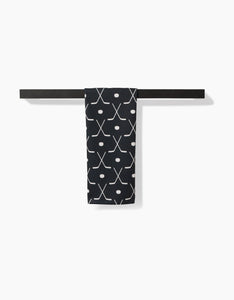 Puck Hockey Kitchen Tea Towel by Geometry