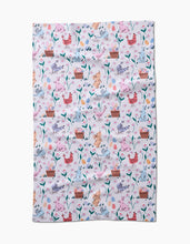 Load image into Gallery viewer, Spring Bunnies Kitchen Tea Towel by Geometry
