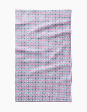 Load image into Gallery viewer, Spring Plaid Cottage Kitchen Tea Towel by Geometry
