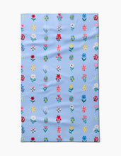 Load image into Gallery viewer, Spring Wildflowers Kitchen Tea Towel by Geometry
