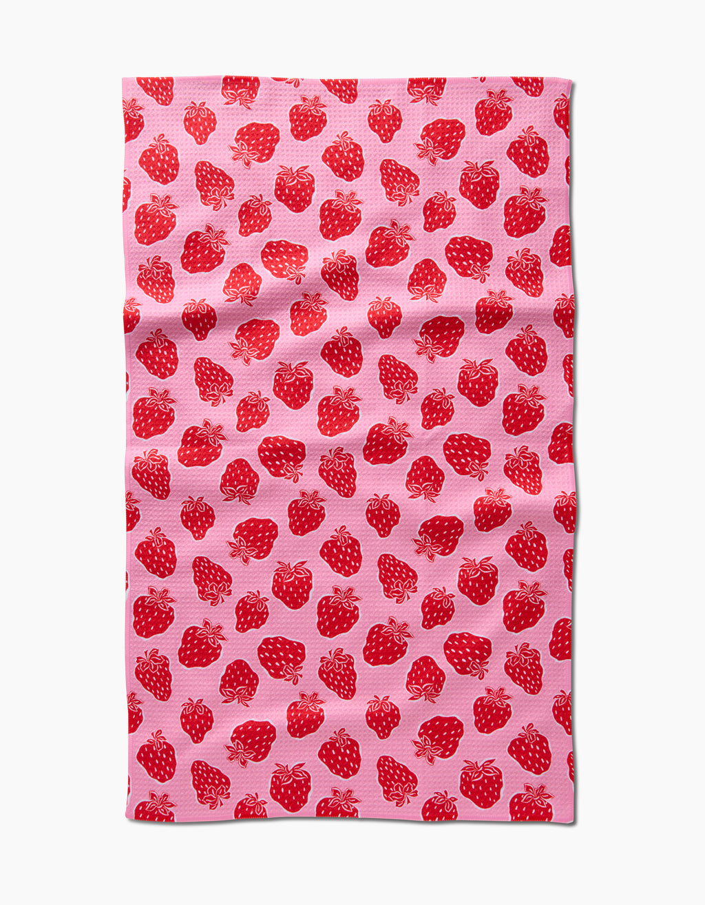 Strawberry Fields Kitchen Tea Towel by Geometry