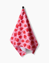 Load image into Gallery viewer, Strawberry Fields Kitchen Tea Towel by Geometry
