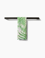 Load image into Gallery viewer, Swaying Leaf Kitchen Tea Towel by Geometry
