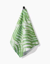 Load image into Gallery viewer, Swaying Leaf Kitchen Tea Towel by Geometry
