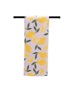 Sweet Lemon Kitchen Tea Towel by Geometry