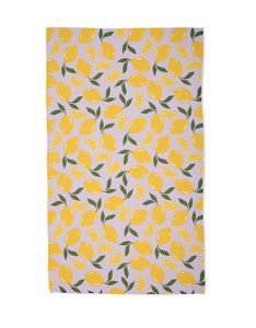 Sweet Lemon Kitchen Tea Towel by Geometry