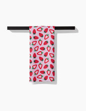 Load image into Gallery viewer, Sweet Strawberry Kitchen Tea Towel by Geometry
