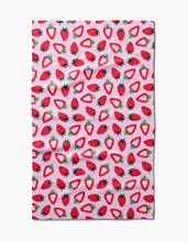 Load image into Gallery viewer, Sweet Strawberry Kitchen Tea Towel by Geometry
