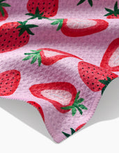 Load image into Gallery viewer, Sweet Strawberry Kitchen Tea Towel by Geometry
