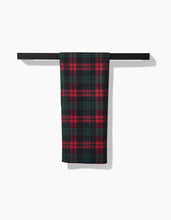 Load image into Gallery viewer, Very Merry Plaid Kitchen Tea Towel by Geometry
