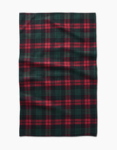 Load image into Gallery viewer, Very Merry Plaid Kitchen Tea Towel by Geometry
