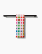 Load image into Gallery viewer, Woven Spring Plaid Kitchen Tea Towel by Geometry
