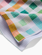 Load image into Gallery viewer, Woven Spring Plaid Kitchen Tea Towel by Geometry
