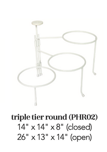 Triple Tier Round Holder 2