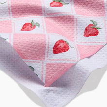 Load image into Gallery viewer, Vera Strawberries Kitchen Tea Towel by Geometry
