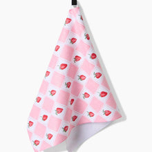 Load image into Gallery viewer, Vera Strawberries Kitchen Tea Towel by Geometry
