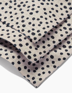 Dotty Tan Luxe Washcloth Set of 3 by Geometry