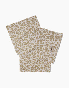 Light Leopard Luxe Washcloth Set of 3 by Geometry