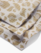 Load image into Gallery viewer, Light Leopard Luxe Washcloth Set of 3 by Geometry
