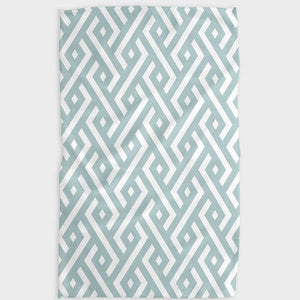 Water Ways Kitchen Tea Towel by Geometry