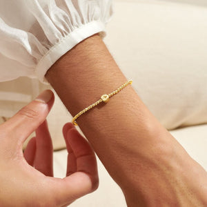 Share Happiness 'Happy Birthday To You, You Shine So Bright' Bracelet In Gold