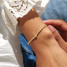 Load image into Gallery viewer, Share Happiness &#39;A Beautiful Day Starts With A Beautiful Mindset&#39; Bracelet In Gold
