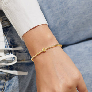 Share Happiness 'Shoot For The Moon, Land Among The Stars'  Bracelet In Gold