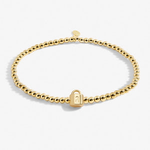 Share Happiness 'Stronger Than You Know, You Got This' Bracelet In Gold