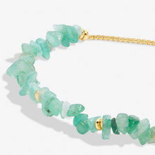 Load image into Gallery viewer, Aventurine Manifestones Adjustable Bracelet In Gold-Tone Plating
