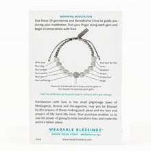 Load image into Gallery viewer, Wake Up and Pray Meditation Bracelet - Rose Quartz
