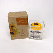 Load image into Gallery viewer, Golden Sunflower Soy Wax Candle - 2.5oz
