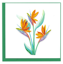 Load image into Gallery viewer, Quilled Bird of Paradise Greeting Card
