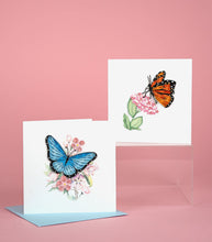 Load image into Gallery viewer, Quilled Monarch Milkweed Butterfly Greeting Card
