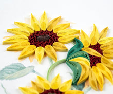 Load image into Gallery viewer, Quilled Wild Sunflowers Greeting Card
