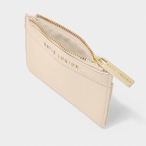 Cleo Coin Purse & Card Holder - Eggshell