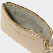 Load image into Gallery viewer, Positivity Pouch - Always My Mom, Forever My Friend -  Light Taupe
