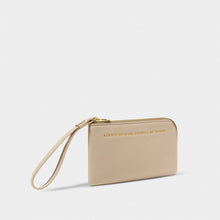 Load image into Gallery viewer, Positivity Pouch - Always My Mom, Forever My Friend -  Light Taupe
