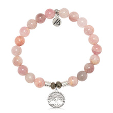 Load image into Gallery viewer, Madagascar Quartz Gemstone Bracelet with Family Tree Sterling Silver Charm
