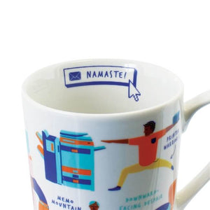 Office Yoga Mug