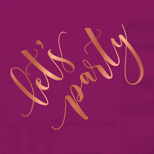 Beverage Napkins - Let's Party