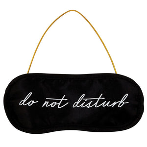 Stemless Wine Glass and Eyemask - Do Not Disturb