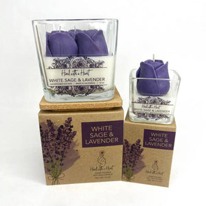 White Sage & Lavender Soy Wax Candle - 2.5oz