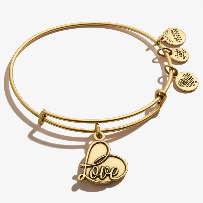 Fall In Love Charm Bangle Bracelet - Alex and Ani